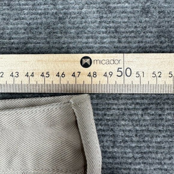 Thomas Cook Pants Mens 38 Tan Beige Western Designer Straight Casual Chino - Picture 10 of 11